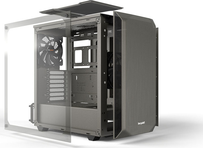 Be Quiet Pure Base 500 Midi Tower Κουτί Υπολογιστή με Πλαϊνό Παράθυρο Γκρι - Image 14