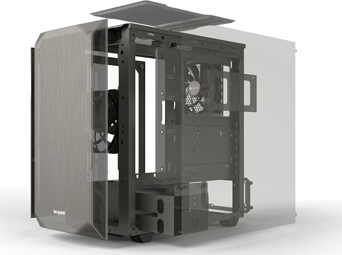 Be Quiet Pure Base 500 Midi Tower Κουτί Υπολογιστή με Πλαϊνό Παράθυρο Γκρι - Image 13