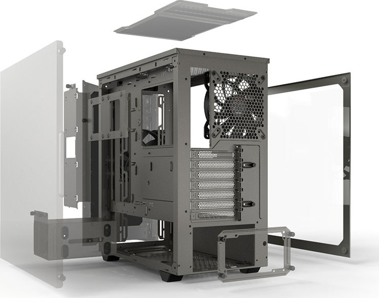 Be Quiet Pure Base 500 Midi Tower Κουτί Υπολογιστή με Πλαϊνό Παράθυρο Γκρι - Image 20
