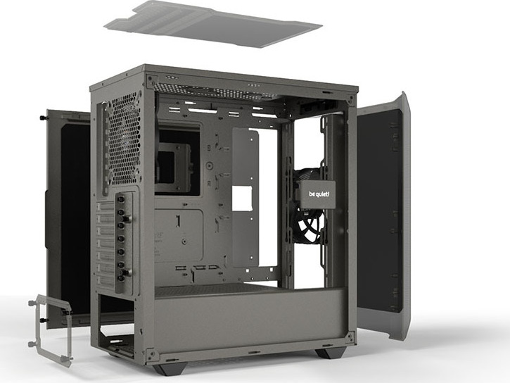 Be Quiet Pure Base 500 Midi Tower Κουτί Υπολογιστή με Πλαϊνό Παράθυρο Γκρι - Image 19