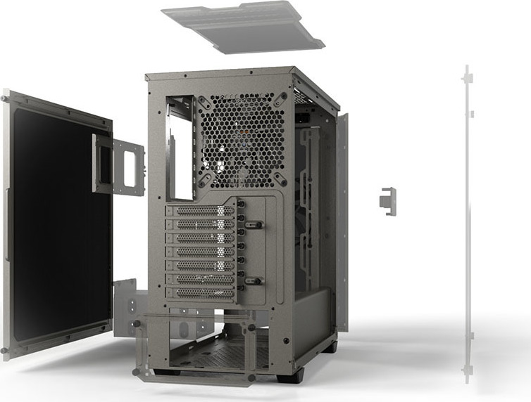 Be Quiet Pure Base 500 Midi Tower Κουτί Υπολογιστή με Πλαϊνό Παράθυρο Γκρι - Image 23