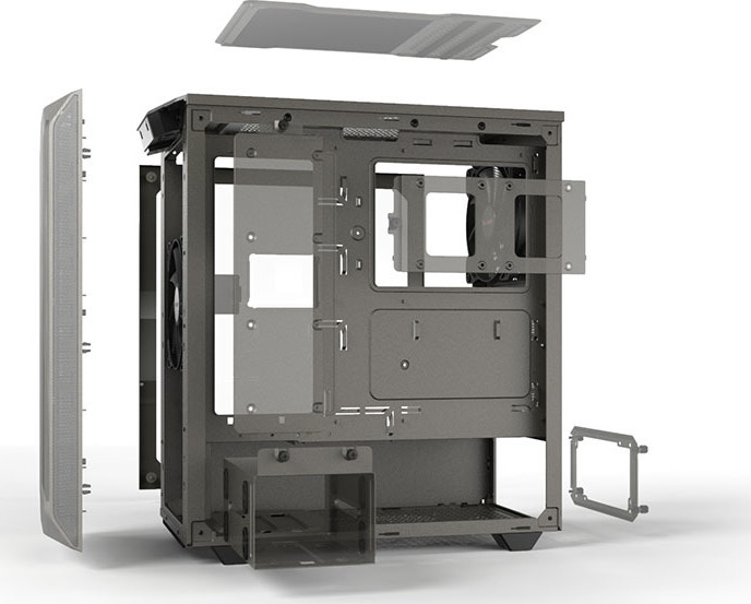 Be Quiet Pure Base 500 Midi Tower Κουτί Υπολογιστή με Πλαϊνό Παράθυρο Γκρι - Image 28