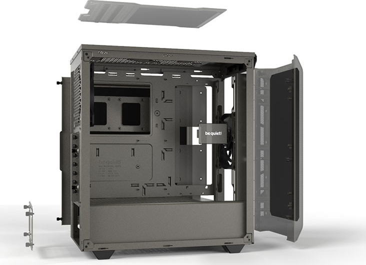 Be Quiet Pure Base 500 Midi Tower Κουτί Υπολογιστή με Πλαϊνό Παράθυρο Γκρι - Image 26
