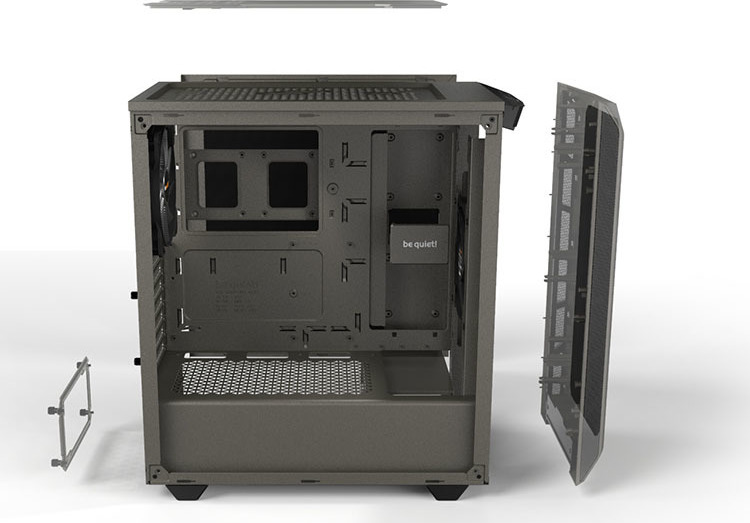 Be Quiet Pure Base 500 Midi Tower Κουτί Υπολογιστή με Πλαϊνό Παράθυρο Γκρι - Image 33