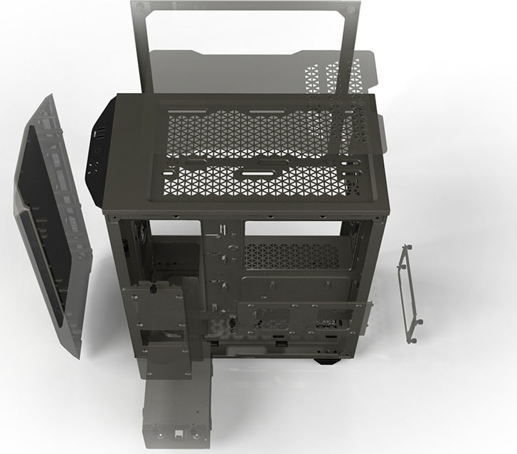 Be Quiet Pure Base 500 Midi Tower Κουτί Υπολογιστή με Πλαϊνό Παράθυρο Γκρι - Image 36
