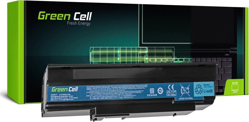 Green Cell Συμβατή Μπαταρία για Acer Extensa 5235/5635/5635Z/5635G με 4400mAh (AC12)