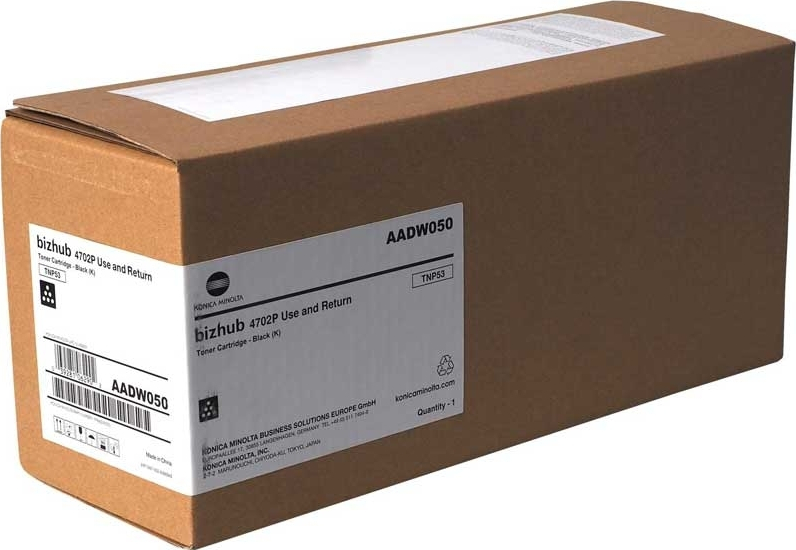 Konica Minolta TNP53 Γνήσιο Toner Laser Εκτυπωτή Μαύρο AADW050