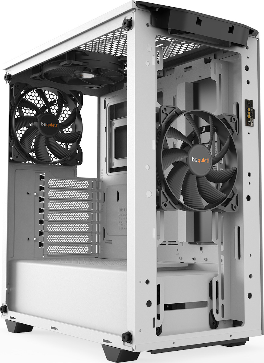 Be Quiet Pure Base 500DX Gaming Midi Tower Κουτί Υπολογιστή με Πλαϊνό Παράθυρο και RGB Φωτισμό Λευκό - Image 3