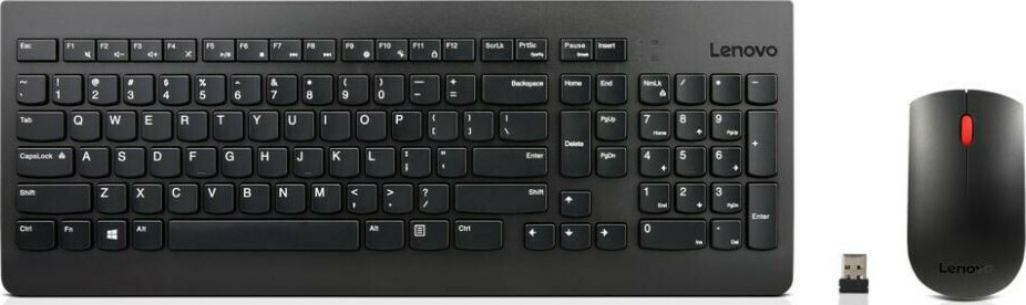 Lenovo Essential Ασύρματο Σετ Πληκτρολόγιο & Ποντίκι Αγγλικό US