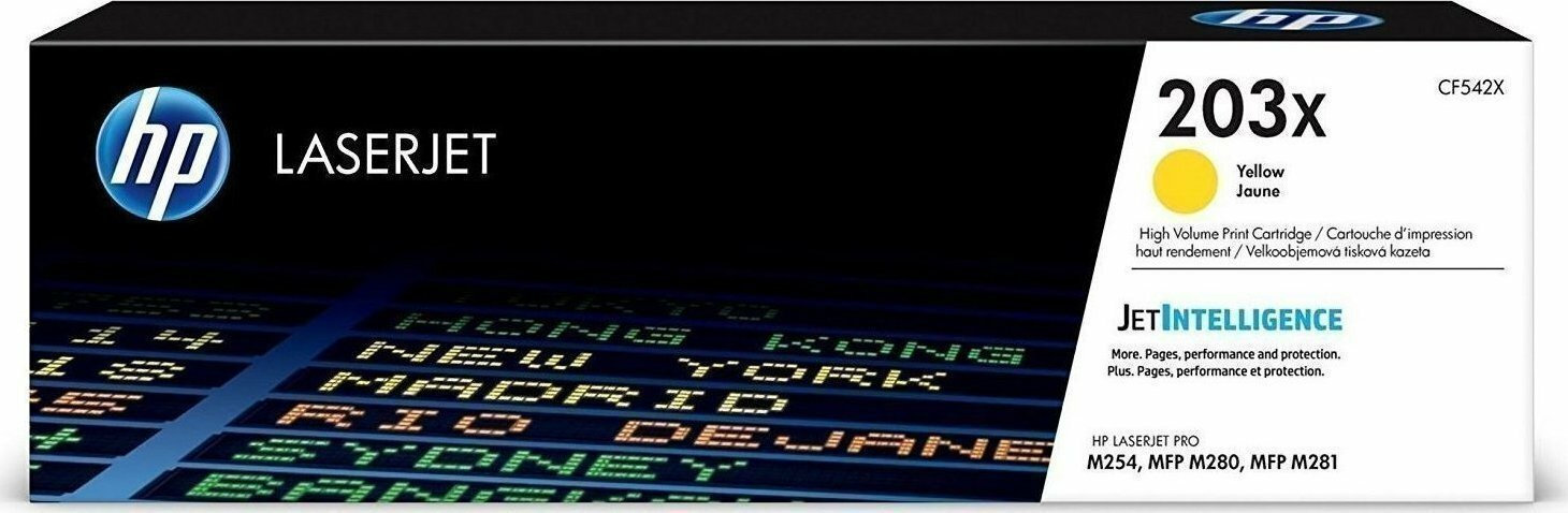 HP 203X Γνήσιο Toner Laser Εκτυπωτή Κίτρινο High Yield 2500 Σελίδων - Image 2