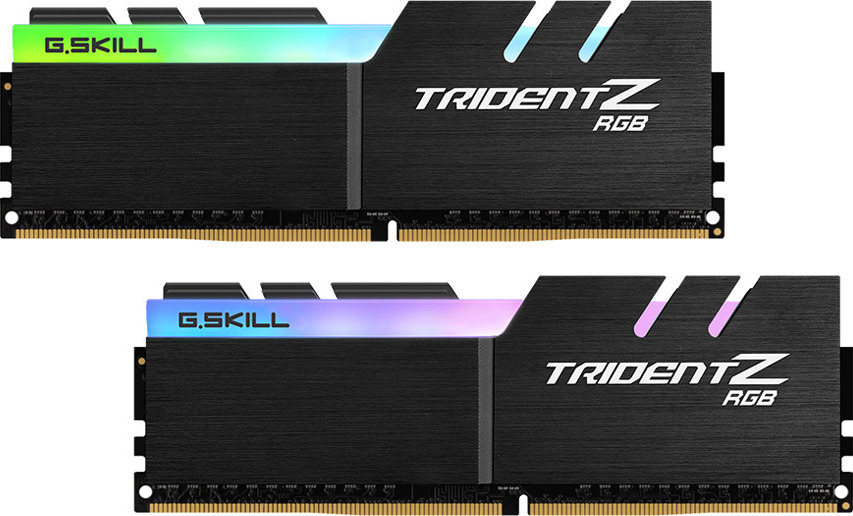 G.Skill Trident Z RGB DDR4 16GB RAM με 2x8GB Modules και Ταχύτητα 3200 για Desktop F4-3200C16D-16GTZR