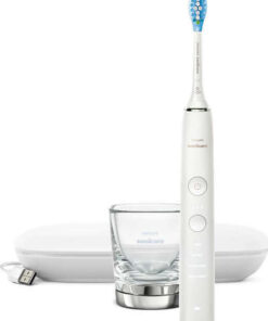 Philips Sonicare DiamondClean 9000 Ηλεκτρική Οδοντόβουρτσα με Χρονομετρητή, Αισθητήρα Πίεσης και Θήκη Ταξιδίου Λευκή