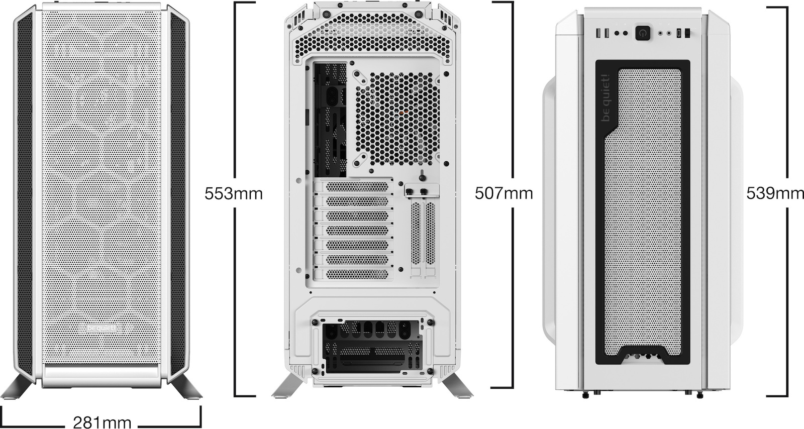 Be Quiet Silent Base 802 Midi Tower Κουτί Υπολογιστή Λευκό - Image 2
