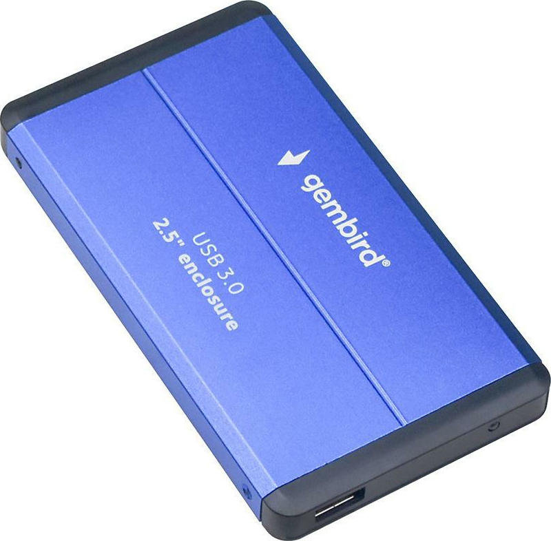 Gembird Θήκη για Σκληρό Δίσκο 2.5" SATA III με σύνδεση USB3.0 σε Μπλε χρώμα EE2-U3S-2-B