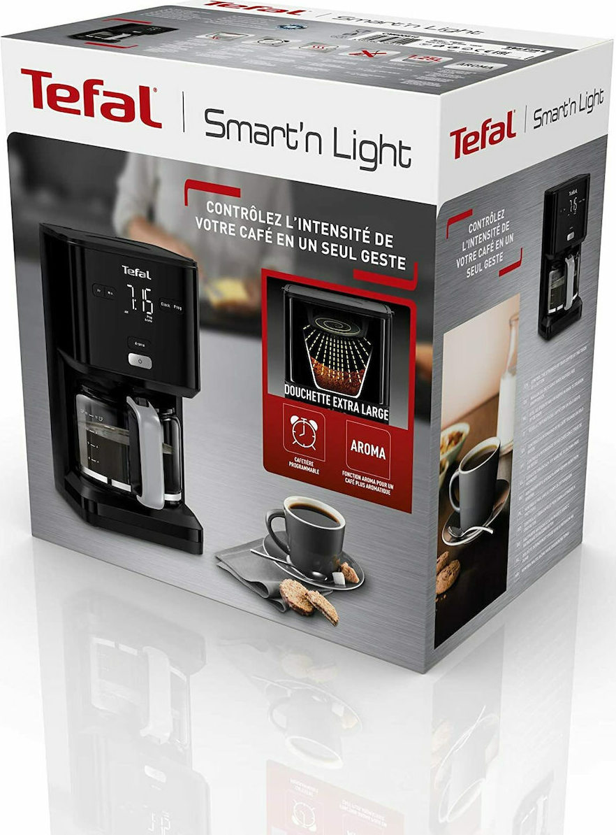 Tefal Προγραμματιζόμενη CM600810 Καφετιέρα Φίλτρου 1000W Black - Image 12