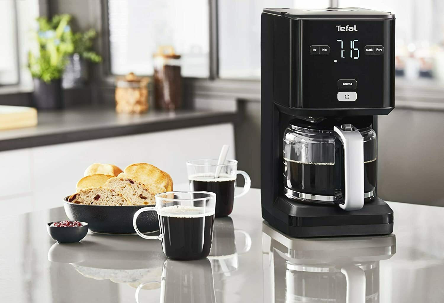Tefal Προγραμματιζόμενη CM600810 Καφετιέρα Φίλτρου 1000W Black - Image 10