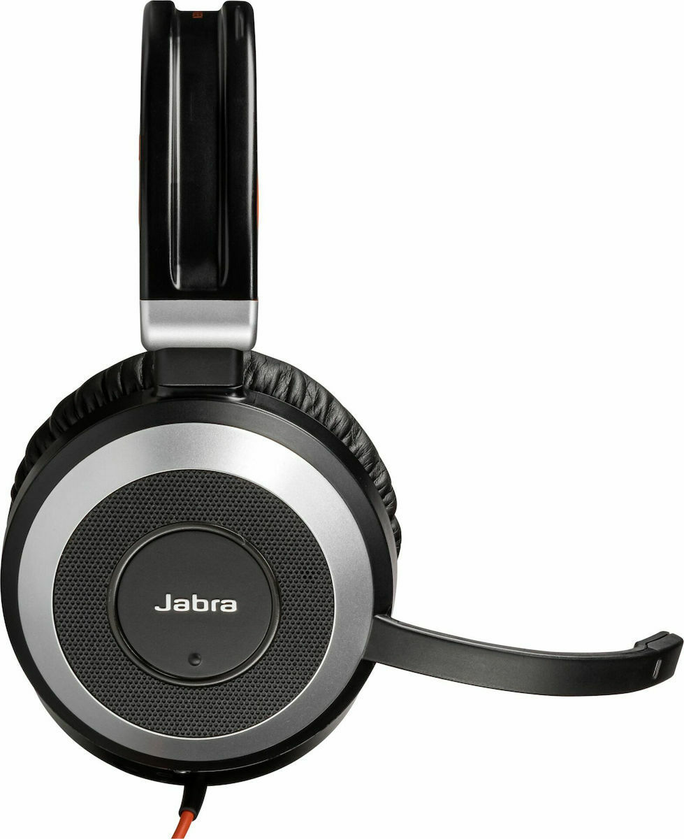 Jabra Evolve 80 UC Duo Over Ear Multimedia Ακουστικά με μικροφωνο και σύνδεση USB-A / 3.5mm Jack - Image 7