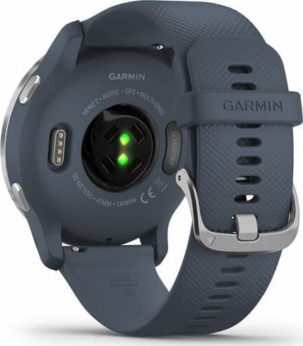 Garmin Venu 2 Stainless Steel 45mm Αδιάβροχο Smartwatch με Παλμογράφο (Silver / Granite) - Image 7