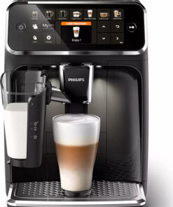 Philips 5400 Series Αυτόματη Μηχανή Espresso 1500W Πίεσης 15bar για Cappuccino με Μύλο Άλεσης Μαύρη