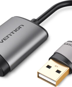 Vention Εξωτερική USB Κάρτα Ήχου σε Γκρι χρώμα OMTP-CTIA