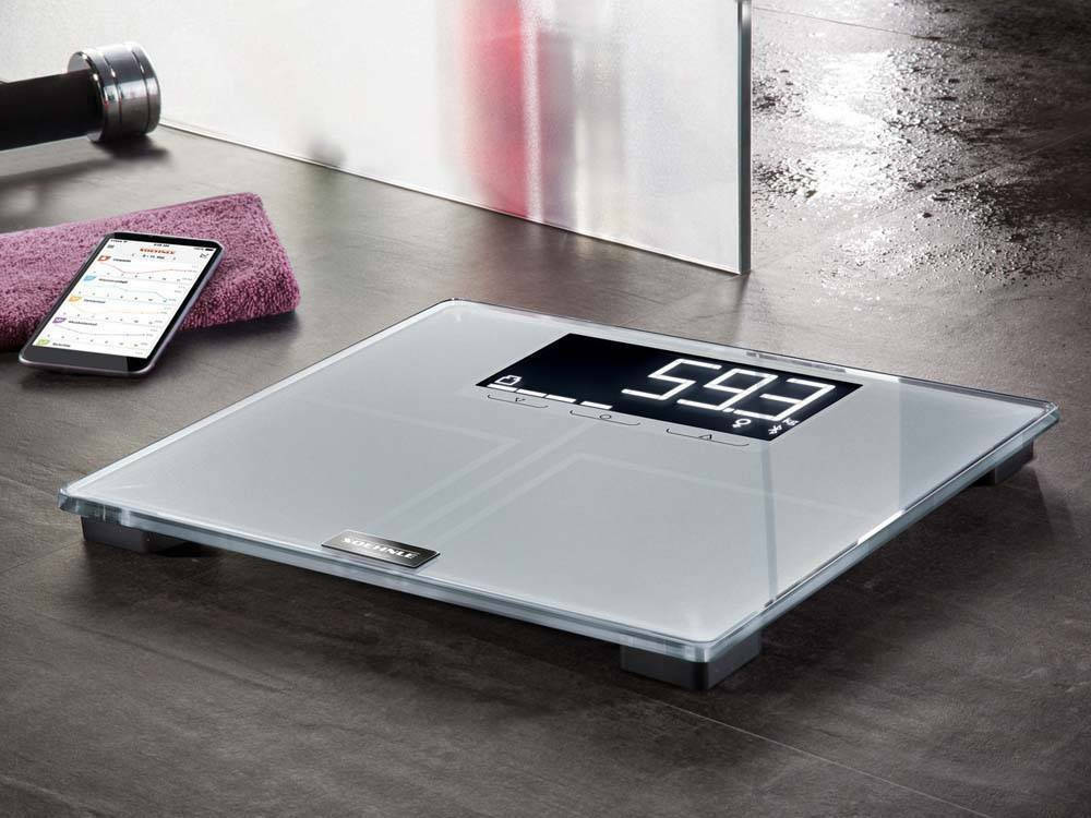 Soehnle Shape Sense Connect 200 Smart Ζυγαριά με Λιπομετρητή & Bluetooth σε Γκρι χρώμα - Image 2