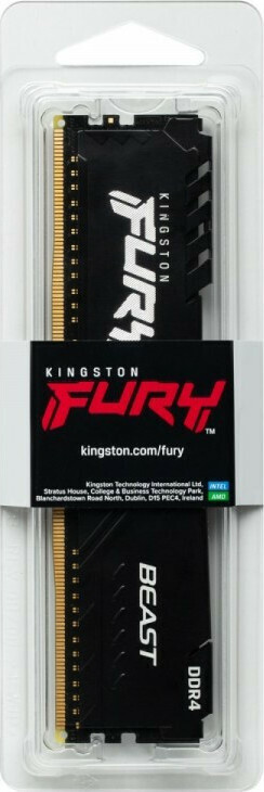 Kingston Fury Beast DDR4 με Module 1x16GB και Ταχύτητα 3600 για Desktop KF436C18BB/16 - Image 5