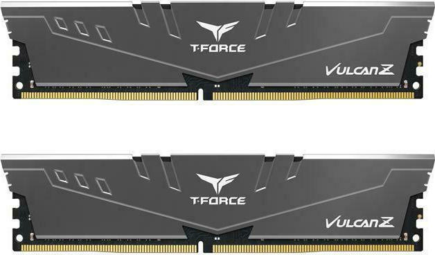 TeamGroup T-Force Vulcan Z DDR4 16GB RAM με 2x8GB Modules και Ταχύτητα 3200 για Desktop TLZGD416G3200HC16FDC01