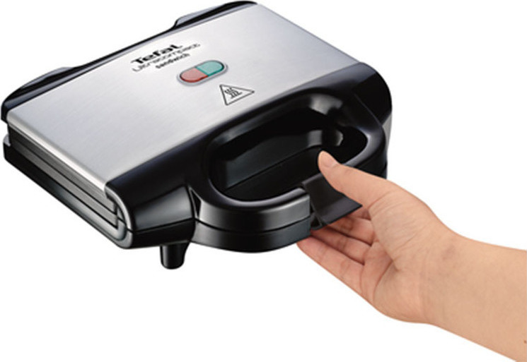 Tefal Ultracompact SM157T Τοστιέρα για 2 Τοστ 700W Inox - Image 4