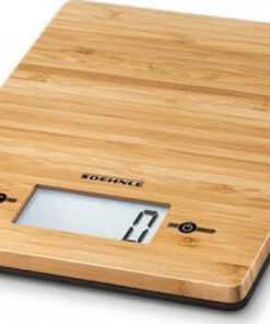Soehnle Bamboo Ψηφιακή Ζυγαριά Κουζίνας 1gr/5kg Καφέ