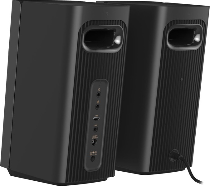 Creative T60 Ασύρματα Ηχεία Υπολογιστή 2.0 με Bluetooth και Ισχύ 30W σε Μαύρο Χρώμα - Image 3