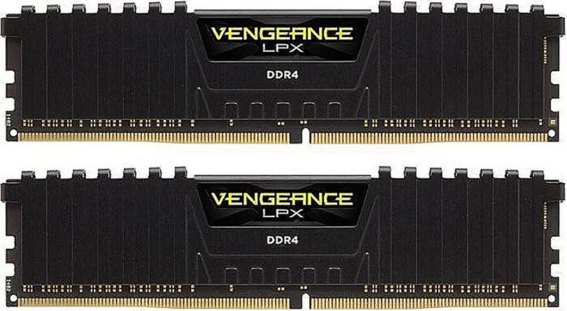 Corsair Vengeance LPX DDR4 16GB RAM με 2x8GB Modules και Ταχύτητα 3200 για Desktop CMK16GX4M2B3200C16