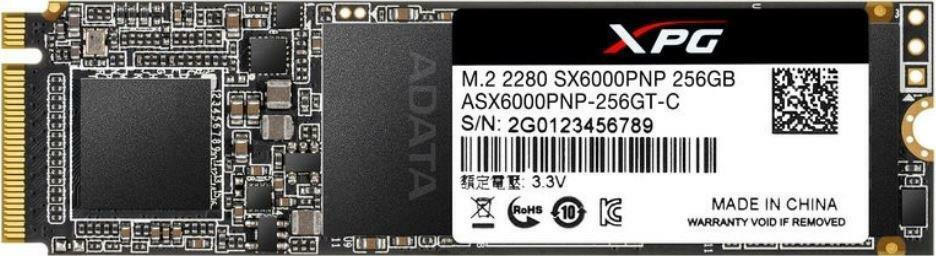 Adata XPG SX6000 Pro SSD 256GB M.2 NVMe PCI Express 3.0 ASX6000PNP-256GT-C - Image 3