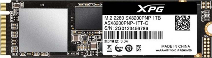 Adata XPG SX8200 Pro SSD 1TB M.2 NVMe PCI Express 3.0 ASX8200PNP-1TT-C - Image 5