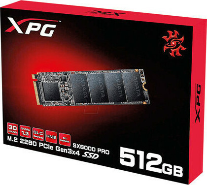 Adata XPG SX6000 Pro SSD 512GB M.2 NVMe PCI Express 3.0 ASX6000PNP-512GT-C - Image 5