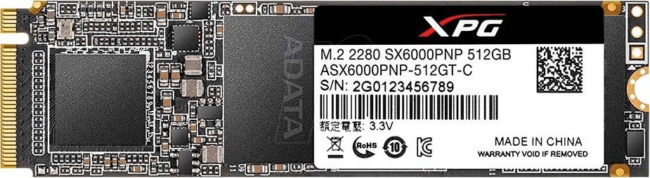 Adata XPG SX6000 Pro SSD 512GB M.2 NVMe PCI Express 3.0 ASX6000PNP-512GT-C - Image 3
