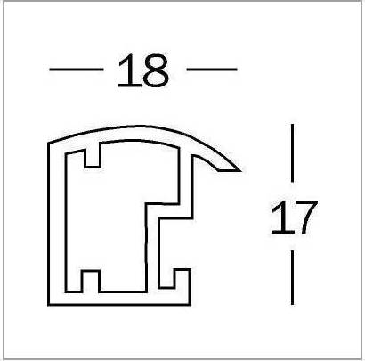 Walther Κορνίζα Πλαστική 40x50cm KP050S - Image 3