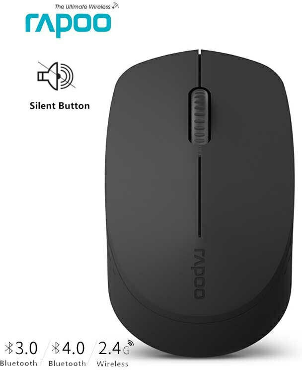 Rapoo M100 Silent Ασύρματο Bluetooth Ποντίκι Μαύρο - Image 10