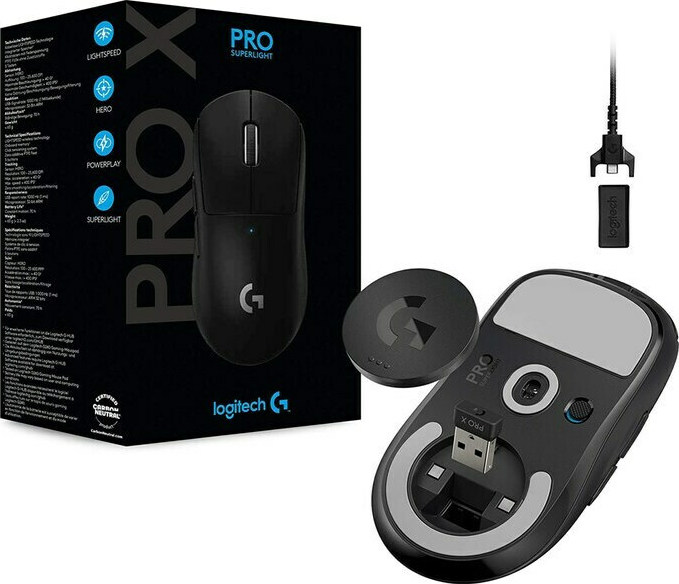 Logitech Pro X Superlight Ασύρματο Gaming Ποντίκι 25400 DPI Μαύρο - Image 8