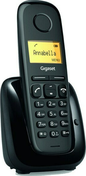 Gigaset A180 Ασύρματο Τηλέφωνο με Ελληνικό Μενού Black - Image 3
