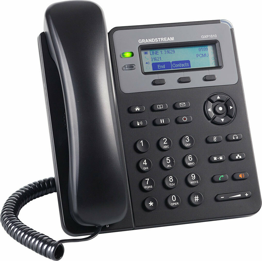 Grandstream GXP-1610 Ενσύρματο Τηλέφωνο IP Μαύρο - Image 4