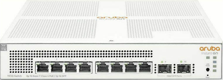 Aruba Instant On 1930 Managed L2 PoE+ Switch με 8 Θύρες Gigabit (1Gbps) Ethernet και 2 SFP Θύρες - Image 4