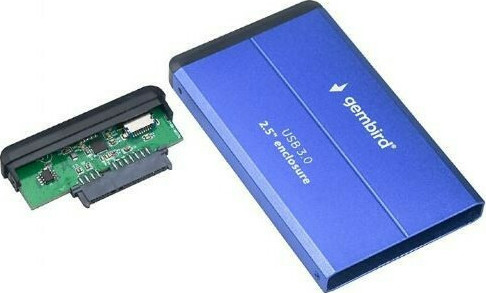 Gembird Θήκη για Σκληρό Δίσκο 2.5" SATA III με σύνδεση USB3.0 σε Μπλε χρώμα EE2-U3S-2-B - Image 6