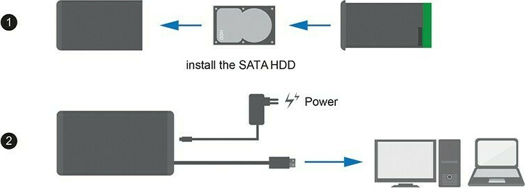 LogiLink Θήκη για Σκληρό Δίσκο 3.5" SATA III με σύνδεση USB3.0 UA0284 - Image 4