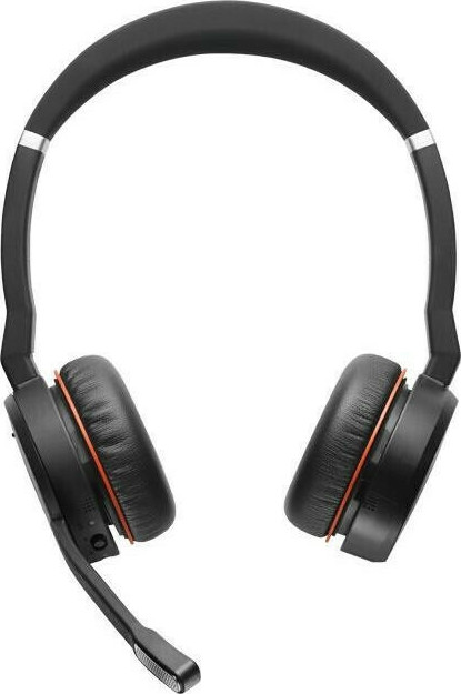 Jabra Evolve 75 UC Duo + Link 370 Ασύρματα On Ear Multimedia Ακουστικά με μικροφωνο και σύνδεση Bluetooth / USB-A - Image 4