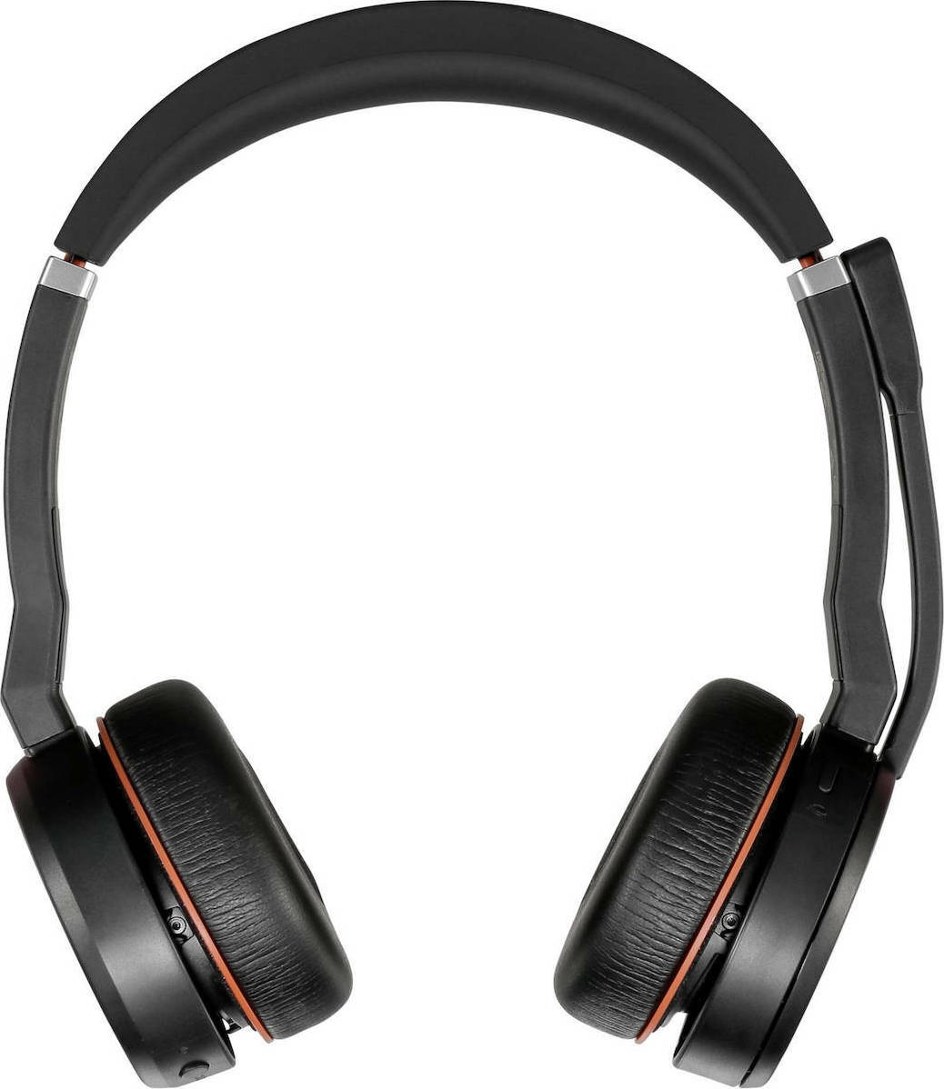 Jabra Evolve 75 UC Duo + Link 370 Ασύρματα On Ear Multimedia Ακουστικά με μικροφωνο και σύνδεση Bluetooth / USB-A - Image 8