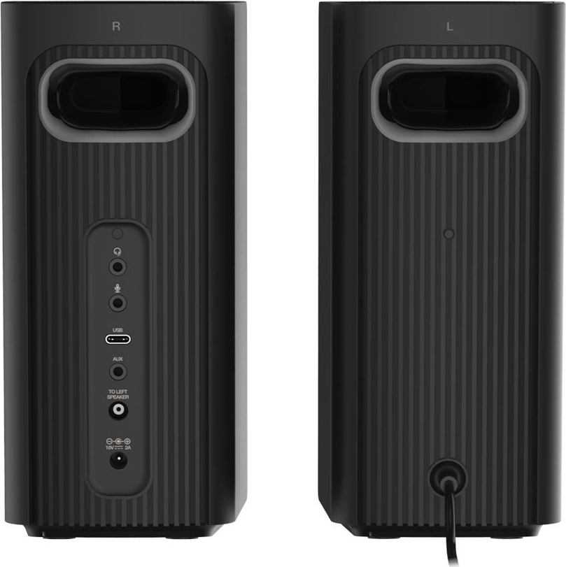 Creative T60 Ασύρματα Ηχεία Υπολογιστή 2.0 με Bluetooth και Ισχύ 30W σε Μαύρο Χρώμα - Image 4