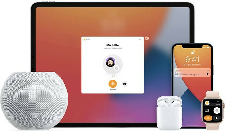 Apple HomePod Μini Smart Hub Wi-Fi / Bluetooth / Thread Συμβατό με Apple HomeKit MY5H2D/A - Image 6