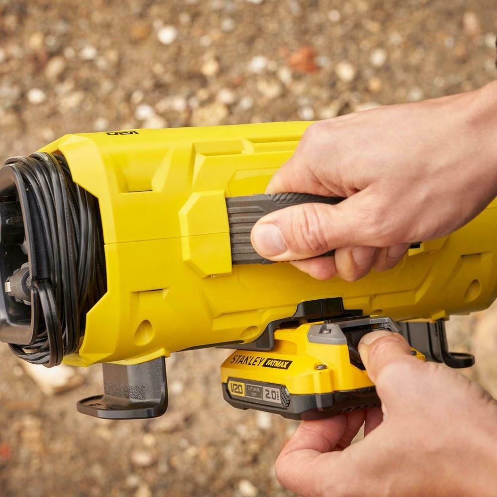 Stanley Τρόμπα Αυτοκινήτου V20 160PSI Επαναφορτιζόμενη 18V (Χωρίς Μπαταρία) SFMCE520B - Image 7