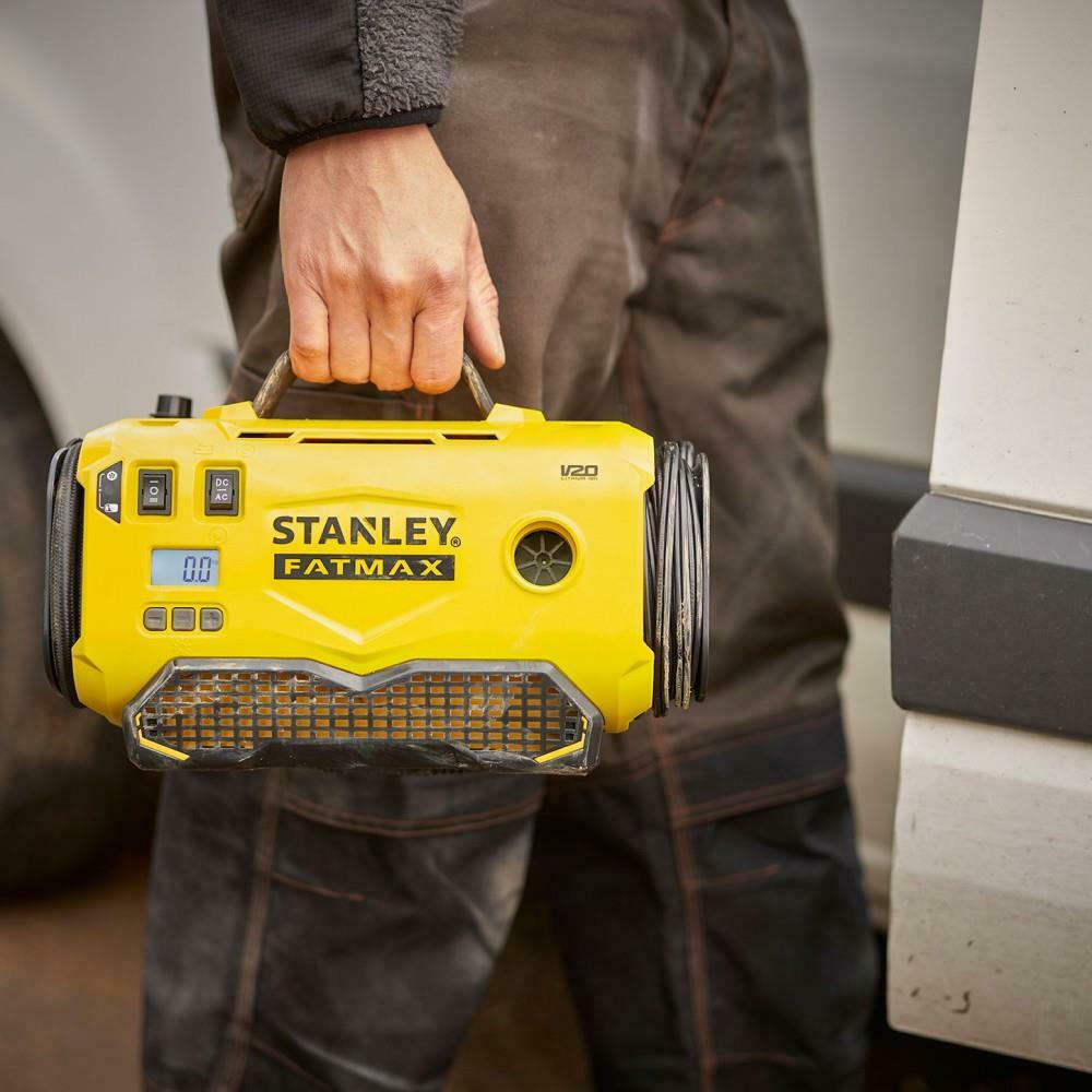 Stanley Τρόμπα Αυτοκινήτου V20 160PSI Επαναφορτιζόμενη 18V (Χωρίς Μπαταρία) SFMCE520B - Image 6