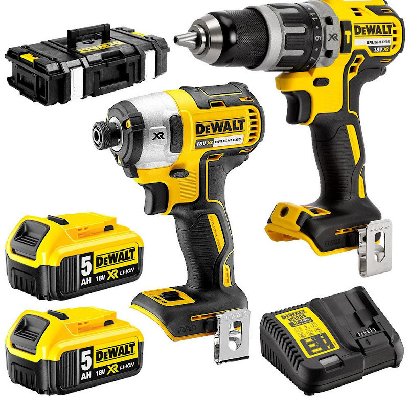 Dewalt DCK266P2 Σετ Κρουστικό Δραπανοκατσάβιδο & Παλμικό Κατσαβίδι Brushless 18V με 2 Μπαταρίες 5Ah και Θήκη - Image 6